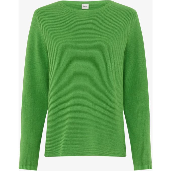 Brax Dames Trui  Style LESLEY leaf green, groen, maat 38