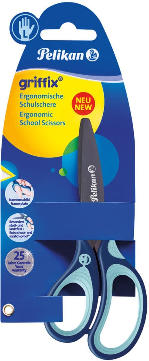 Pelikan Schere griffix SC1LB blau Linksh. 1er Blister