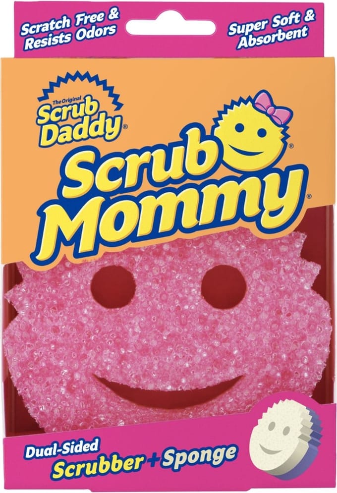 Scrub Daddy - Roze Mommy Spons - Dubbelzijdig Krasvrij