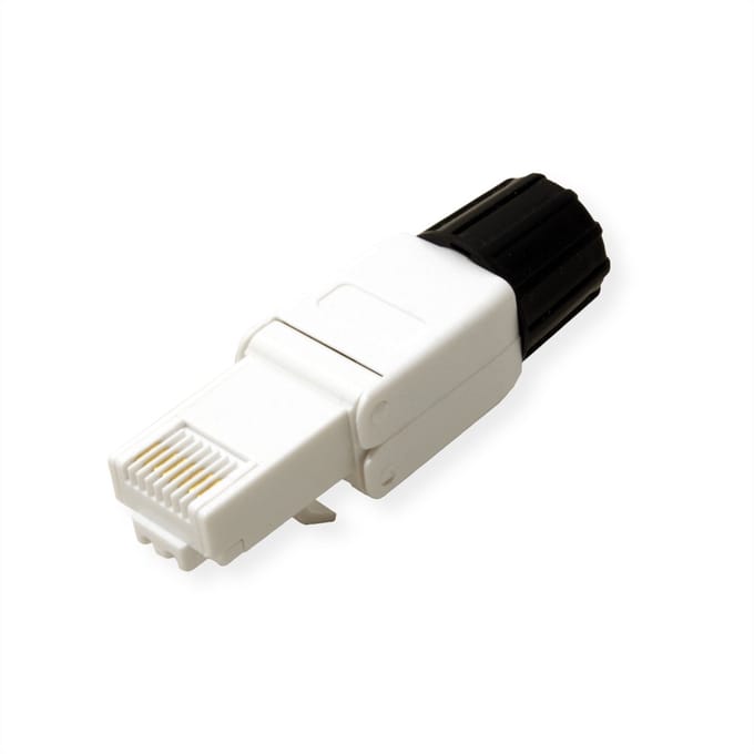 ROLINE veldmontage RJ-45 connector Cat.6A (Klasse EA), UTP, wit