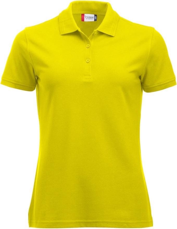 Clique Manhattan Dames Polo Signaalgeel maat M
