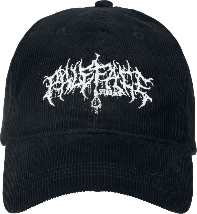Paleface Swiss Logo Cord Cap Unisex Cap - zwart/wit - Standard