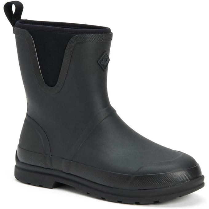 Muck Laarzen Originals Pull On Mid Rubber Zwarte Wellington Laarzen