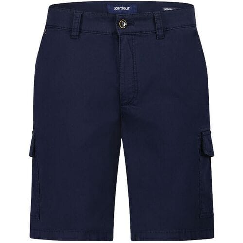 Gardeur Bermuda Jasper Lightweight Cargo Twill Comfort Stretch Navy / male