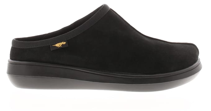 Women's Rocket Dog Sugar Glider Suede Mule Slippers in Black