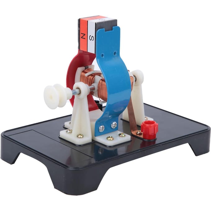 Miniatuur Elektromotor Model Generator Motor Apparatuur Student Fysisch Educatief gray