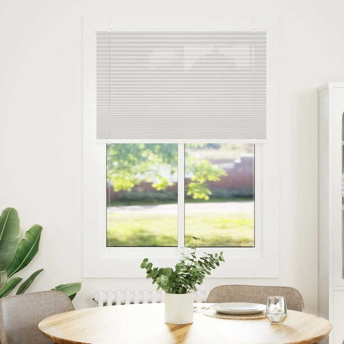 vidaXL - Plissé - rolgordijn - 95x100 - cm - stofbreedte - 94,4 - cm - polyester