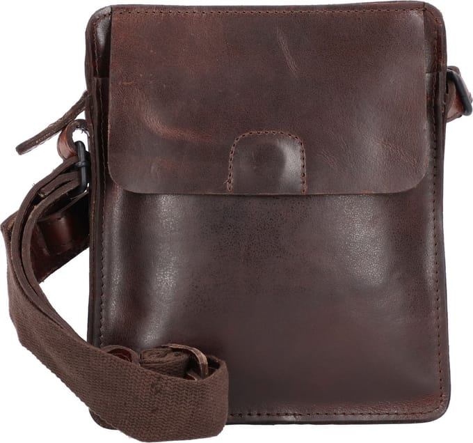 HAROLD'S Leren Schoudertas Aberdeen Crossbag Brown Bruine