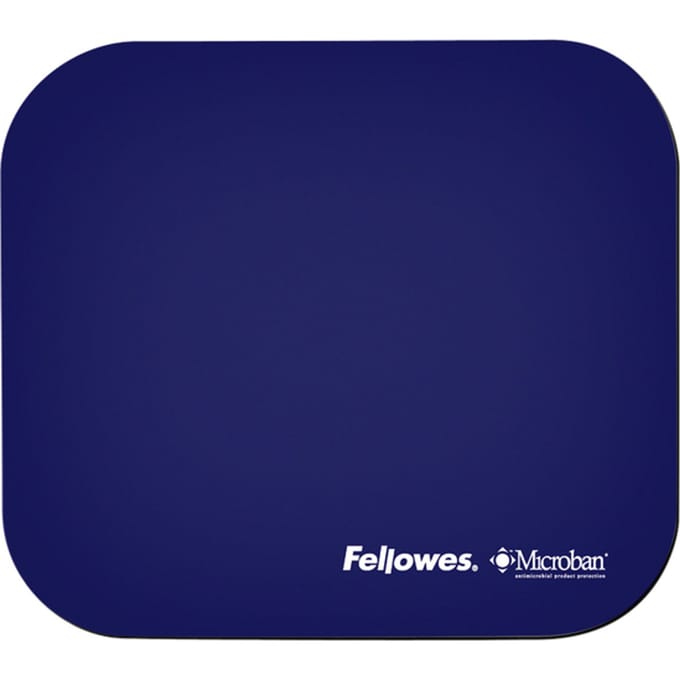 Fellowes Microban - Muismat - Antibacterieel - Antislip - Blauw