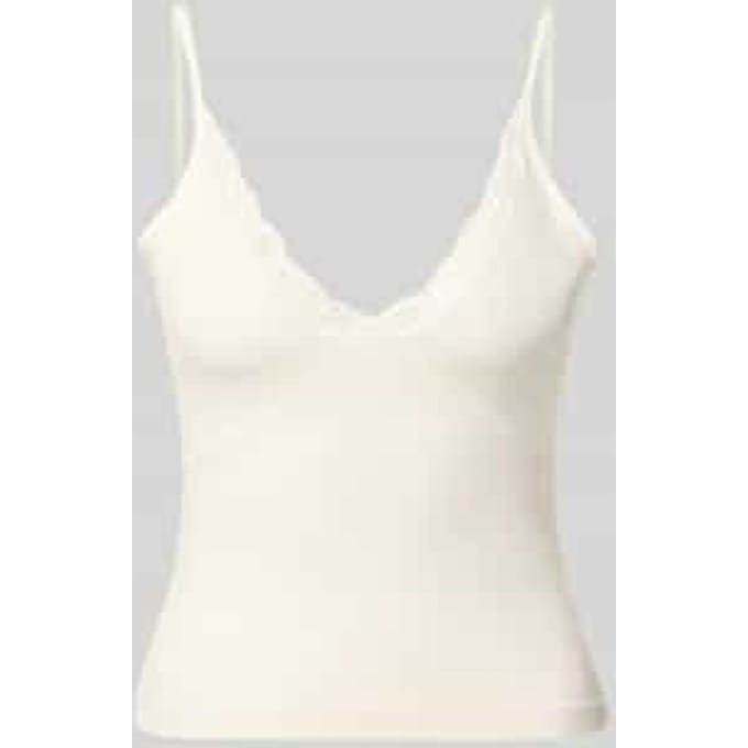 slim fit tanktop van katoenmix model 'KISS'