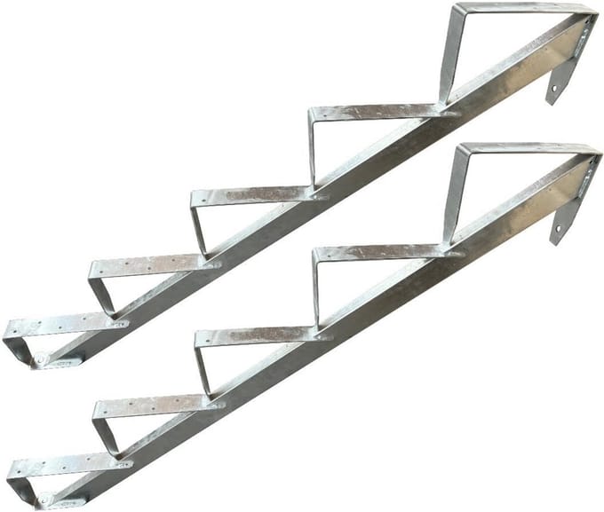 Houten Trapwang en Trapframe voor 2-6 Treden
