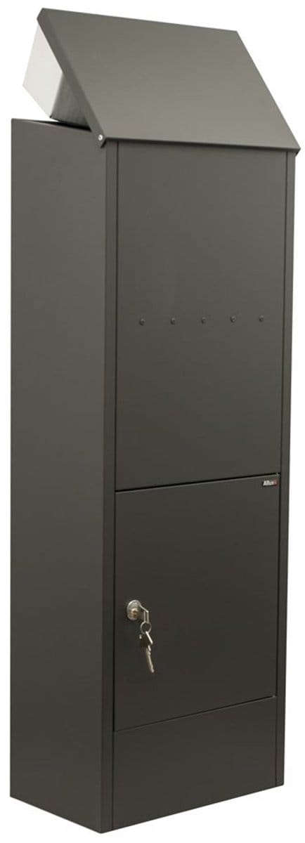 Allux 600 - pakketbrievenbus - achteruitname - antraciet