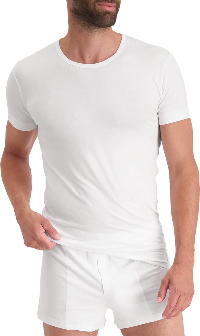 Noshirt SoftTouch Tencel - Ondershirt - Ronde Hals - Tencel - Wit - M