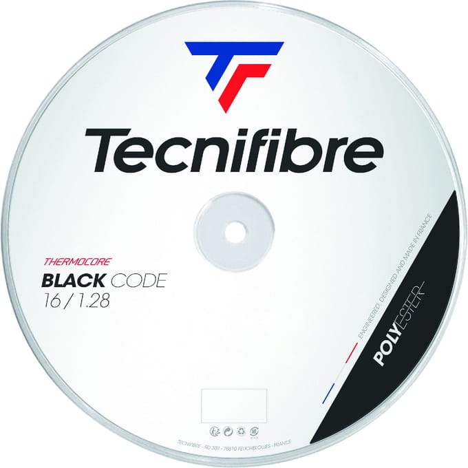 Tecnifibre Black Code Tennissnaar - Oranje, 200m, 1,28mm