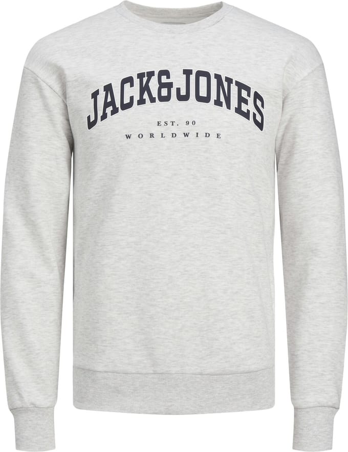 Jack & Jones sweater jongens - grijs - JJEcaleb - maat 128