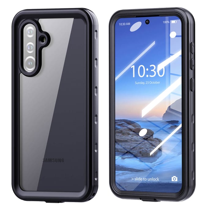 Redpepper Dot Plus Waterproof Backcover geschikt voor Samsung Galaxy A56 - Zwart