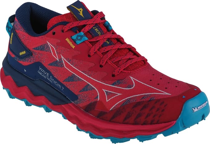 Mizuno Wave Daichi 7 J1GK227141, Vrouwen, Rood, Hardloopschoenen, maat: 36,5