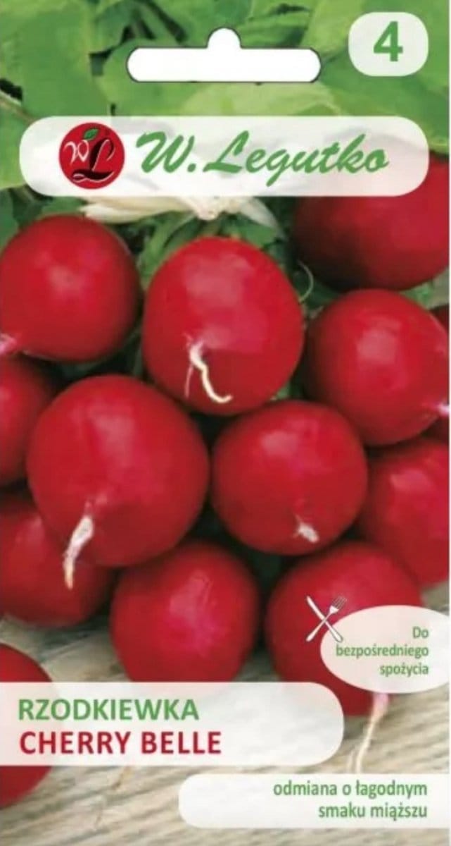 W.Legutko - Cherry Belle radijs – rond, rood