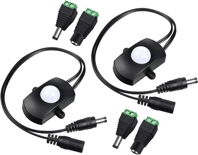 Mini PIR Bewegingsmelderschakelaar voor LED Stripverlichting 5-24V 2A