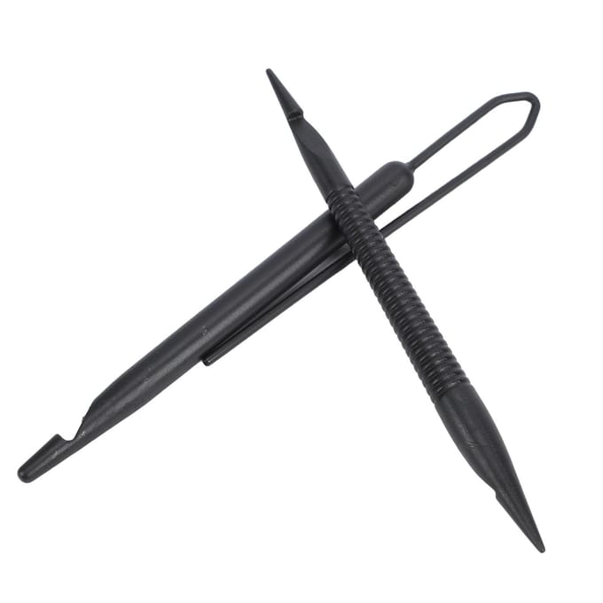 2 Stuks Dreadlock Haak Dubbelzijdig Dreadlock In elkaar grijpend Gereedschap Herstrakken Vlechten Gereedschappen voor Kapsels DIY black