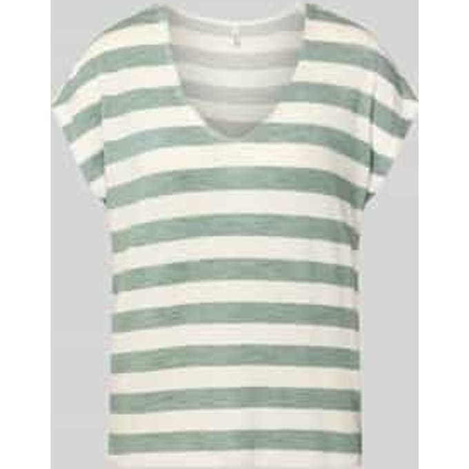 Regular fit T-shirt van viscosemix Model 'LIRA'