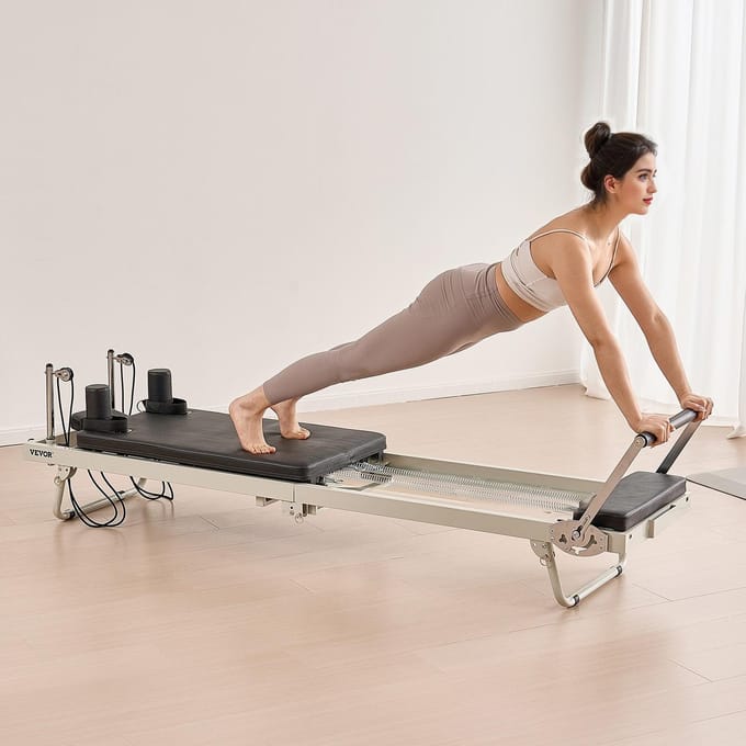 Opvouwbare Pilates Reformer Pilates Machine Home Gym Trainingsapparatuur