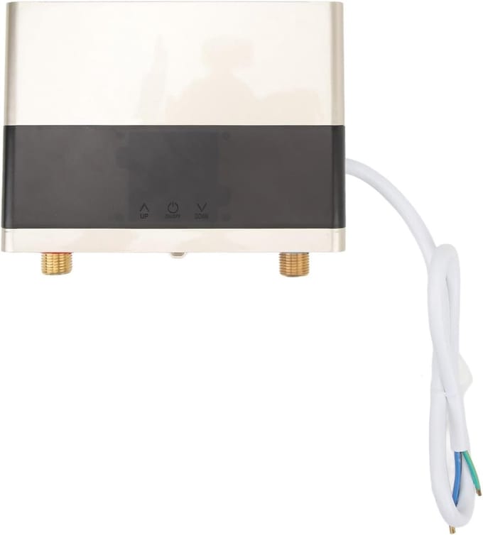 Elektrische Boiler - Doorstromer Verwarming - Direct Warm Water - Compact Ontwerp - 6000W - Goud