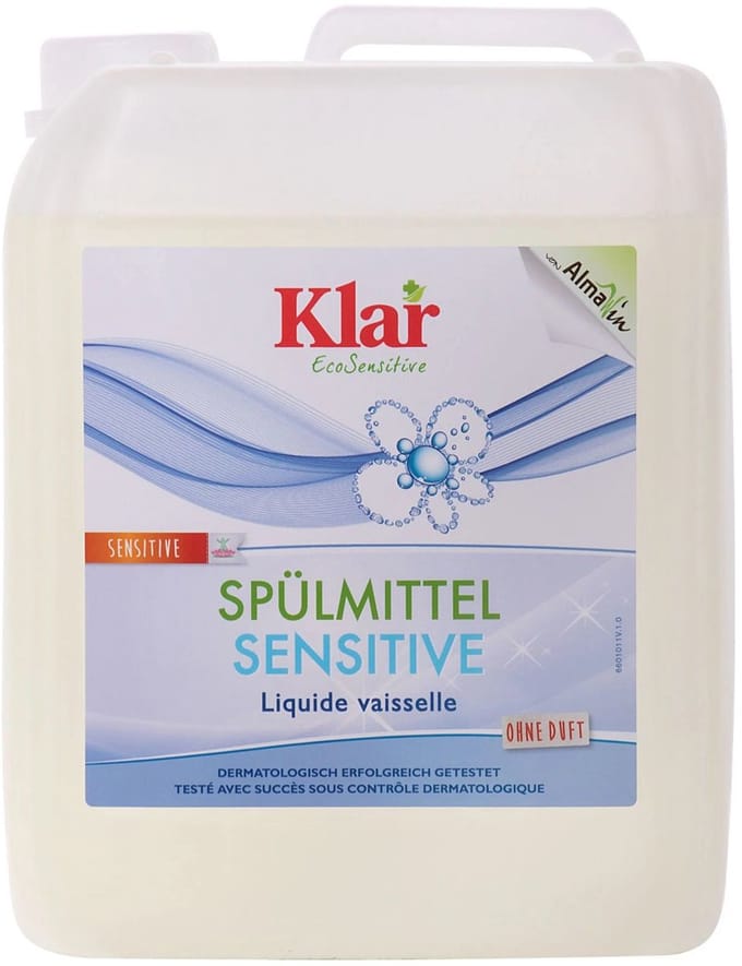 KLAR Eco Sensitive parfumvrij afwasmiddel voor de gevoelige huid - 5 liter