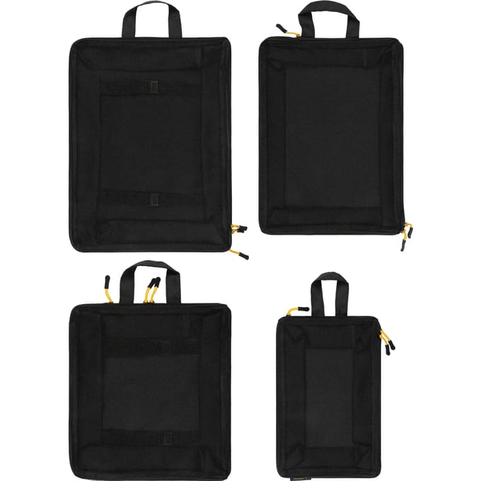 Abbey Camp Packing Cubes Compressie - Set van 4 - rPET - Frankfurt-004 - Zwart