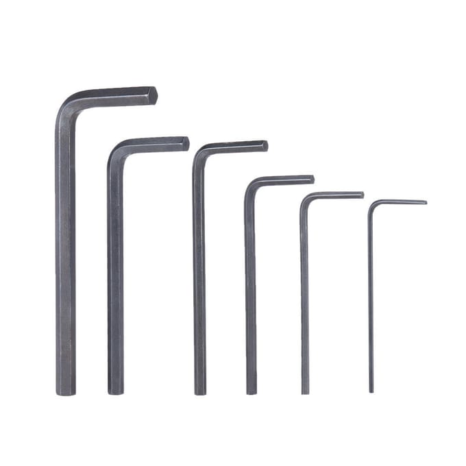 6 stuks Gitaar Bas Hals Brug Schroef Truss Rod Afstel Sleutel Set Reparatie Gereedschap gray