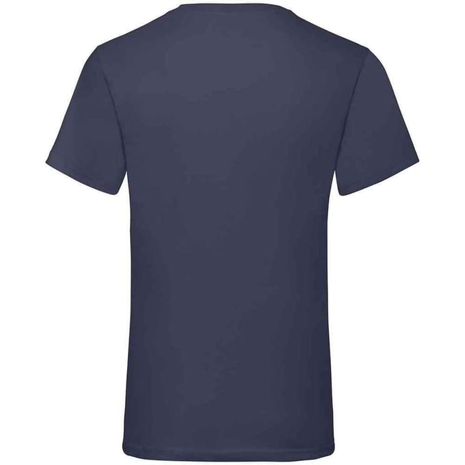 Fruit of the Loom Heren Valueweight V Neck T-shirt (Deep Navy)