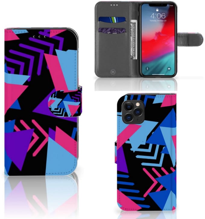 Apple iPhone 11 Pro Book Case Funky Triangle