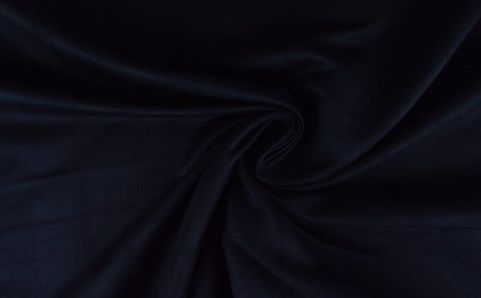 10 meter suedine - Navy - 100% polyester
