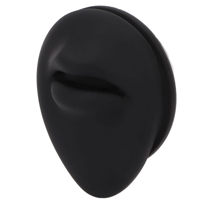 Modèle de Lèvres en Silicone Noir Flexible Doux Imperméable Réutilisable Modèle de Bouche pour Piercing pour l'Éducation black