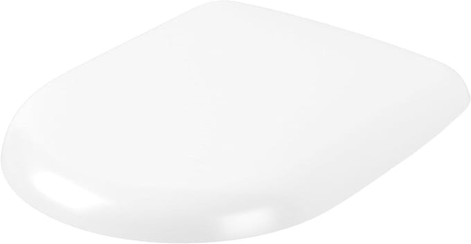 WC-bril - Toiletdeksel - Badkamer - Softclose en afneembaar - D-vorm - Wit mat