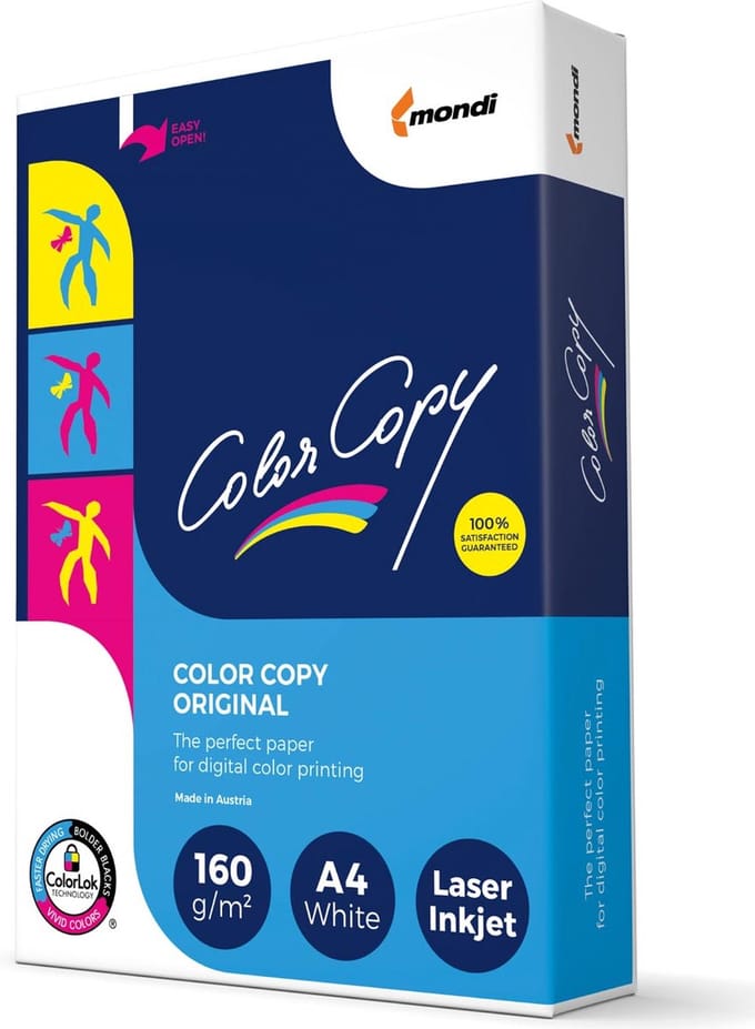 Color Copy printerpapier A4 - 160 gsm - 5 x 250 vel (doos)