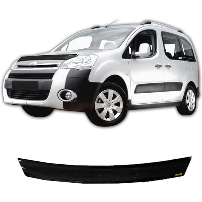 Motorkap Deflector - SCOUTT - Citroen C3 Aircross - ABS - Eenvoudige Installatie - Zwart zwart