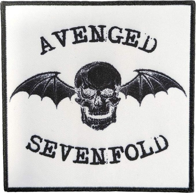 Avenged Sevenfold - Classic Deathbat Negative Patch - Wit