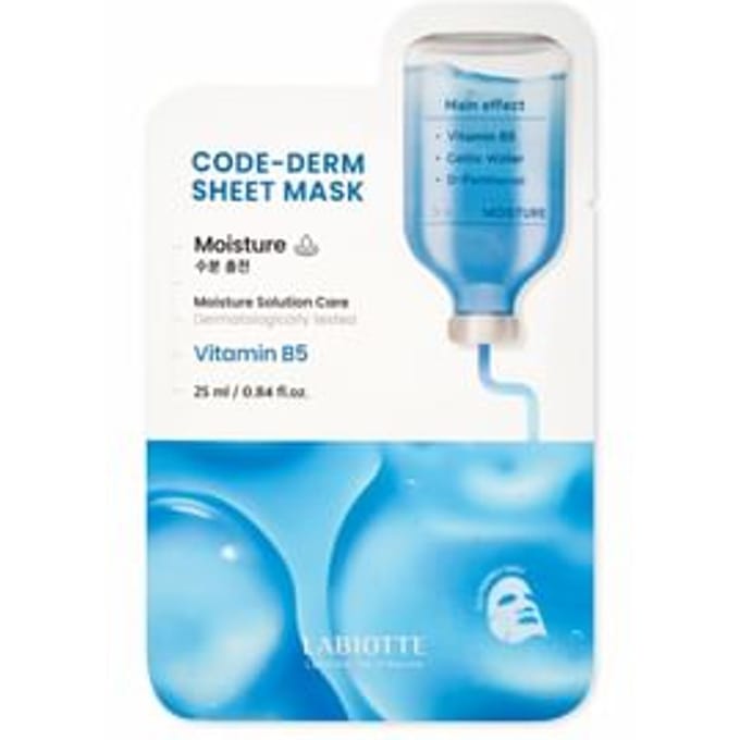 LABIOTTE - Code-derm Sheet Mask Set - 5 Types Moisture