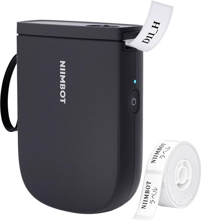 Draagbare Labelprinter - Thermische Printer - Labels Printen - Compact Ontwerp - 10.9 cm - Wit