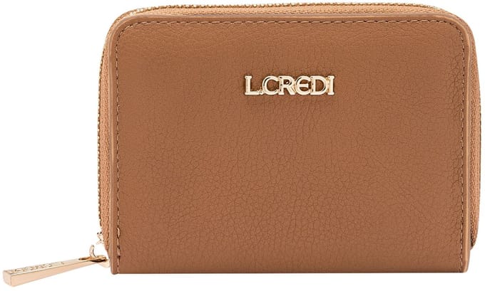 L.CREDI Filippa Portemonnee RFID-bescherming 11.5 cm - Dames - Horizontaal - cognac