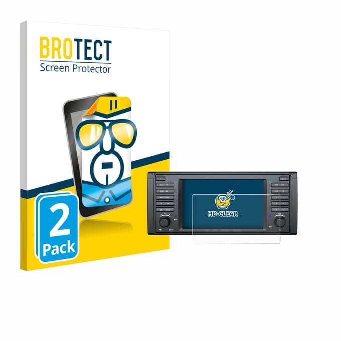 BROTECT - Screenprotector voor Eonon E39A12S - Folie Beschermfolie transparant 2 Stuks