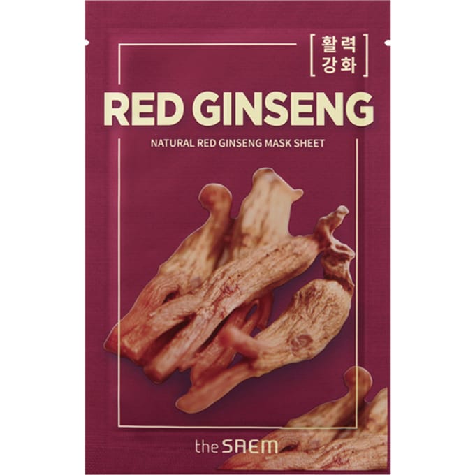 [PROMOTIE]The Saem - Natural Mask Sheet - Red Ginseng - 1stuk
