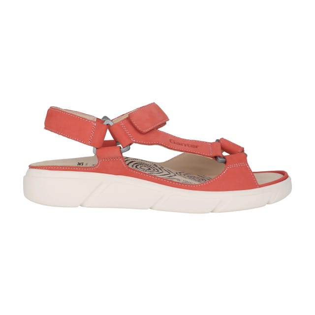 Ganter Halina - dames sandaal - Rood - maat 37 (EU) 4 (UK)