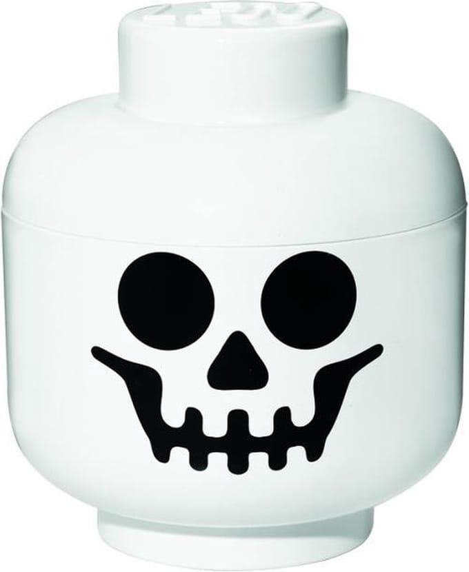 Lego Opbergbox Head S Ghost Wit