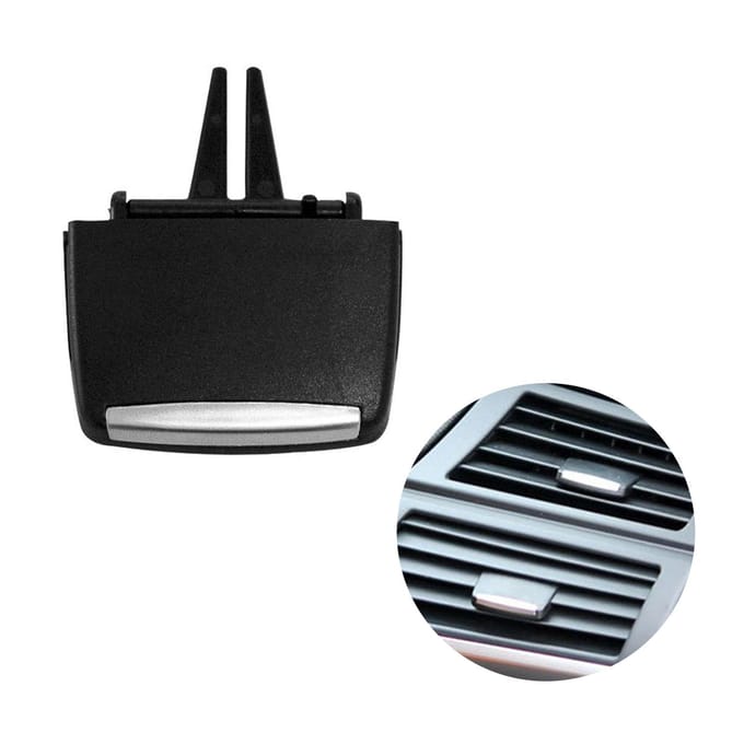 Vervanging van de lipclip van de A/C-luchtroosteruitlaat voor BMW X5 E70 2006-2012, X6 E71 2008-2013 Front  Row zwart