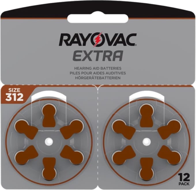 Rayovac Extra P312 voordeelverpakking