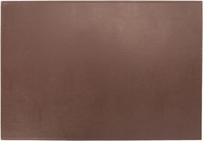 Cosy & Trendy Placemat Leder Look Bruin 43x30cm