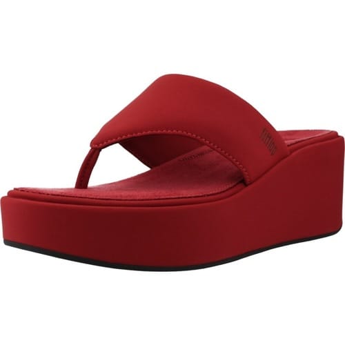 FitFlop FitFlop Platfforms Wedge Toe-Post Sandals ROOD - Maat 41