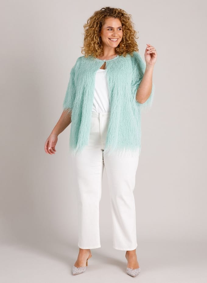 YEST CURVE Leandra Cover ups - Pastel Green - maat 3(52)